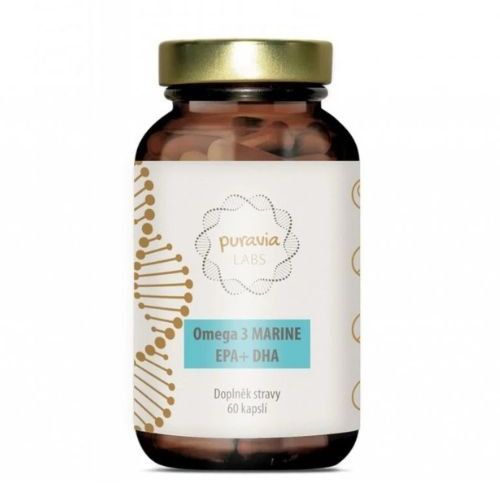 Puravia LABS Omega-3 z morských rýb 60 x 500 mg