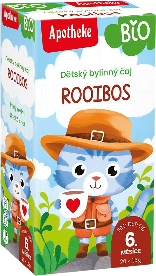 Apotheke Detský čaj BIO rooibos bežné pitie 20 x 1.5 g