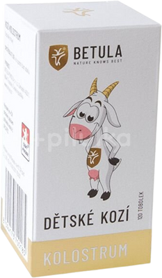 Betula Kozie kolostrum detské 120 tobolek