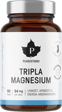 Puhdistamo Tripla Magnesium 60 kapsúl