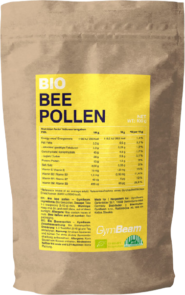 GymBeam BIO Včelí peľ 100 g