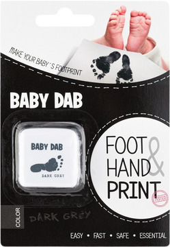 Baby Dab Farba na detské odtlačky - šedá