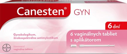 Canesten GYN 6 dní 100 mg, 6 tabliet