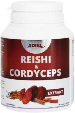 Adiel Reishi & Cordyceps 90 kapsúl