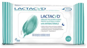 Lactacyd Obrúsky antibakteriálne 15 ks