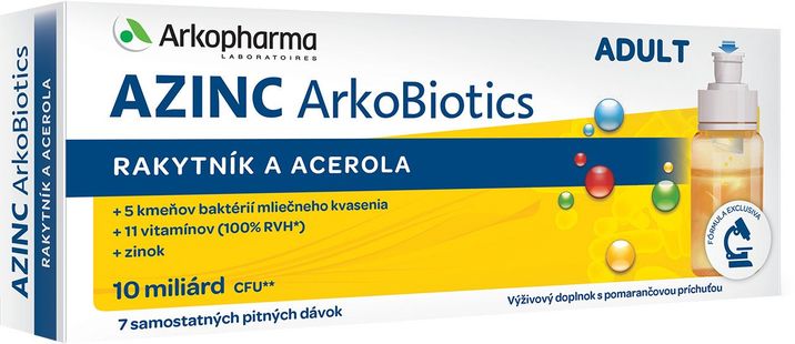 Azinc ArkoBiotics ADULT samostatné pitné dávky 7 x 10 ml