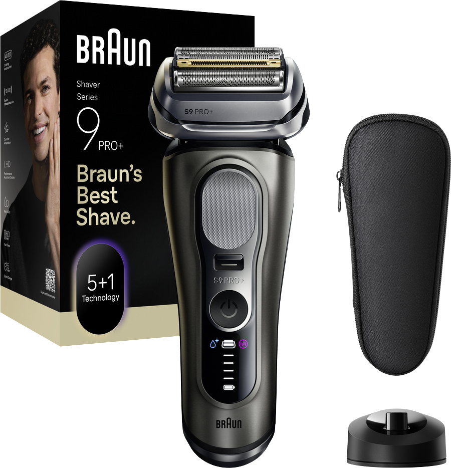 Braun Series 9 PRO+, 9615S Elektrický holiaci strojček, Tmavo šedá