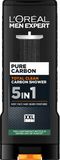 L'Oréal Paris Men Expert Pure Carbon Total Clean 5v1 Sprchový gél 400 ml