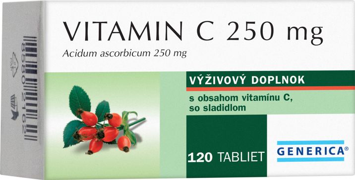 Generica Vitamin C 250 mg 120 tabliet