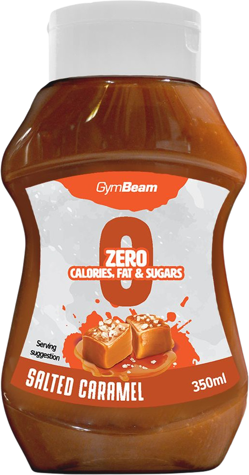 GymBeam Bezkalorický sirup Salted Caramel 350ml