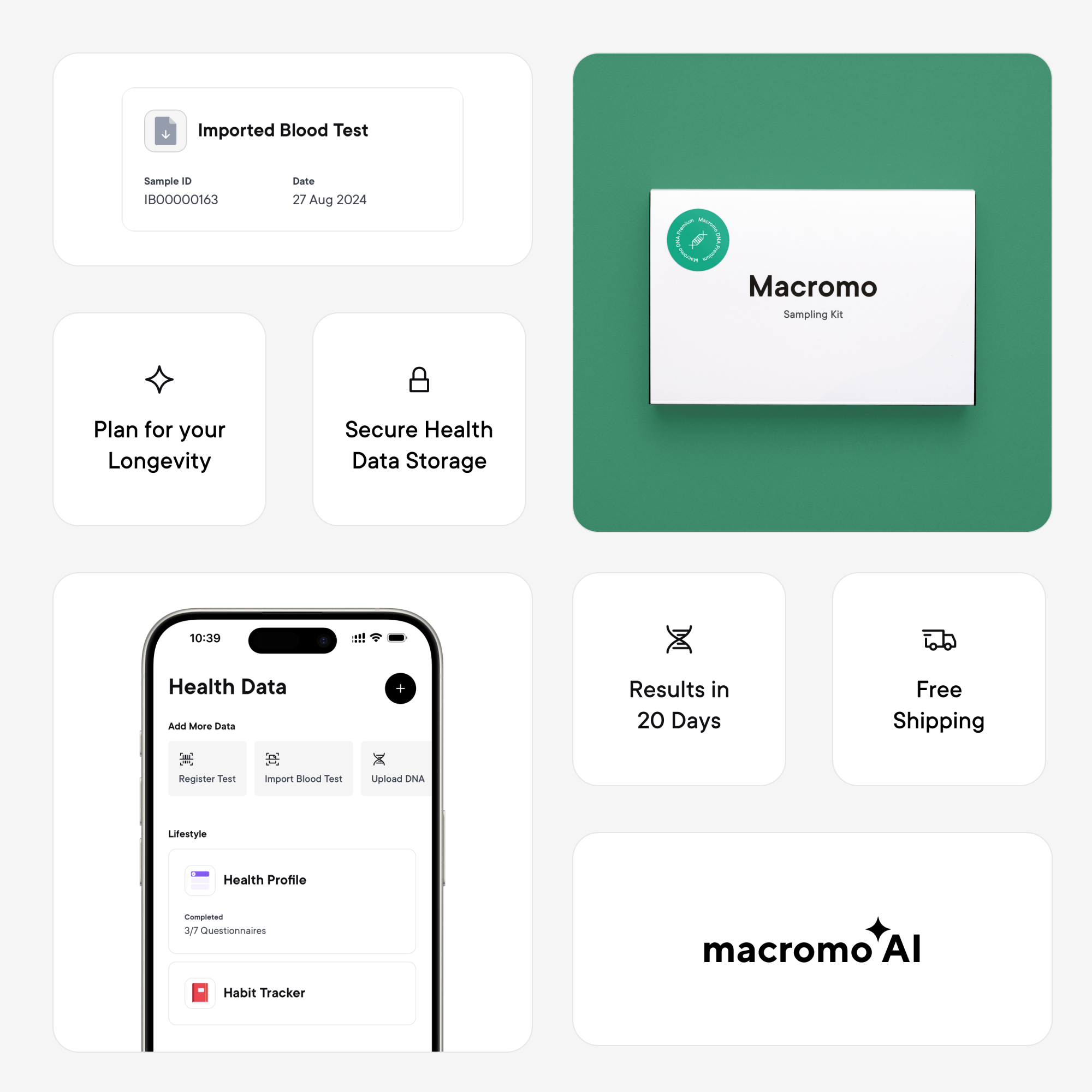 Macromo DNA Premium - genetický test 2 ks