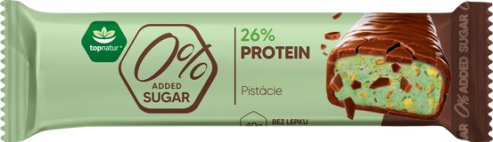 Topnatur Tyčinka proteínová pistácie 40 g