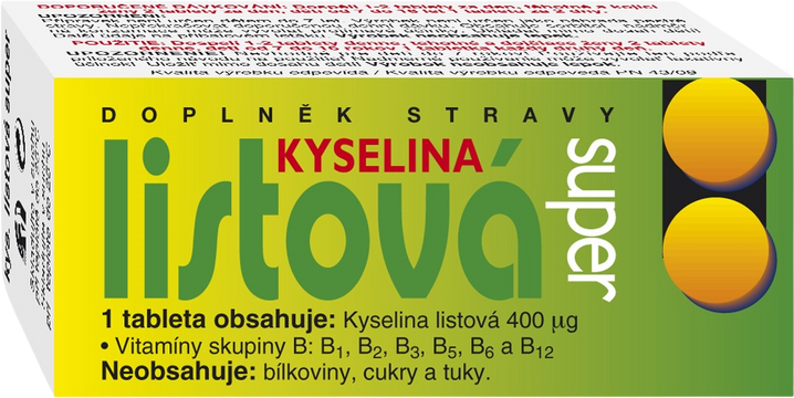 Naturvita KYSELINA listová super 60 tabliet