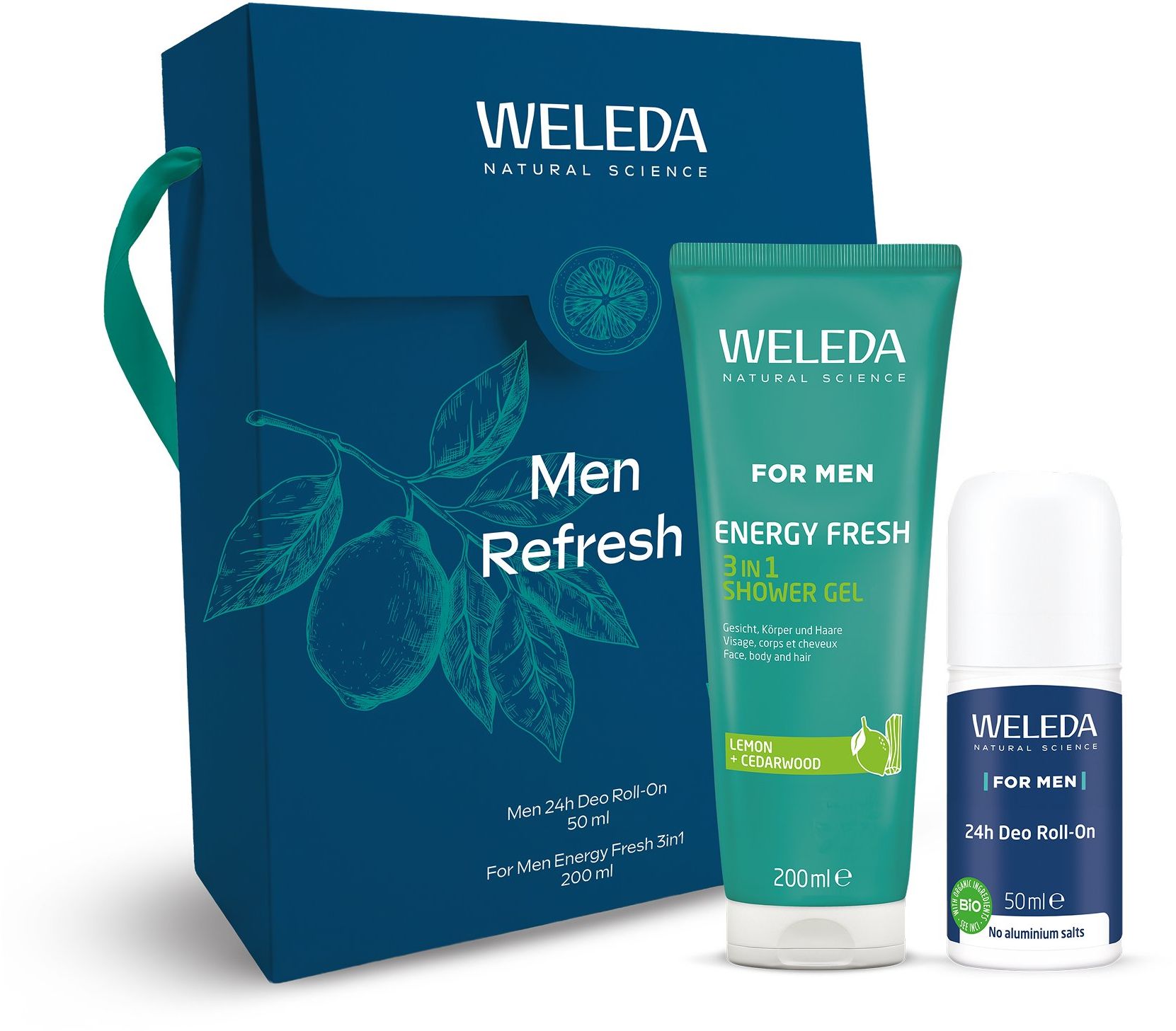 Weleda Men Refresh sada 2 ks