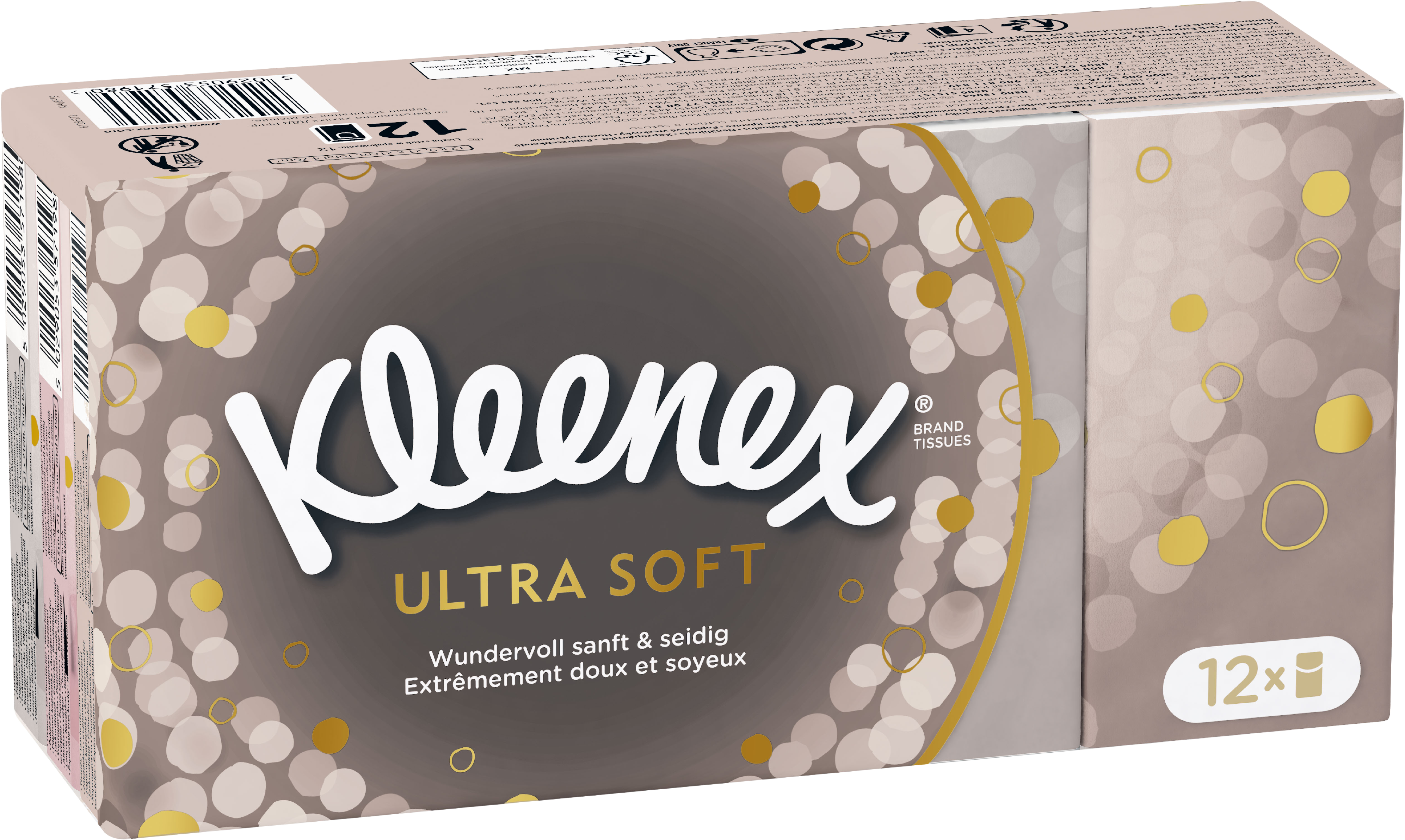 Kleenex® Ultra Soft Hanks vreckovky 12 x 9 ks
