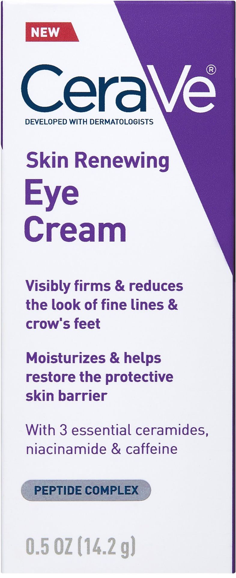 CeraVe očný krém pre obnovu pleti s 3 esenciálnymi ceramidmi, niacínamidom a kofeínom 15 ml