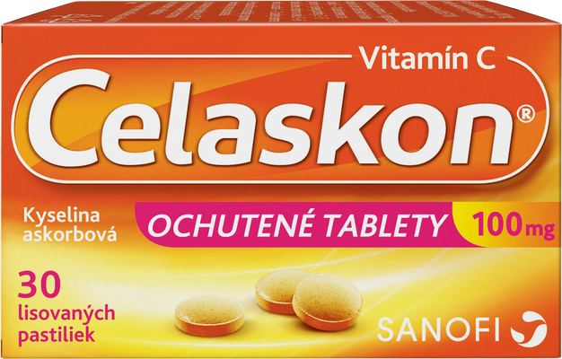 Celaskon Vitamín C ochutené 30 pastiliek