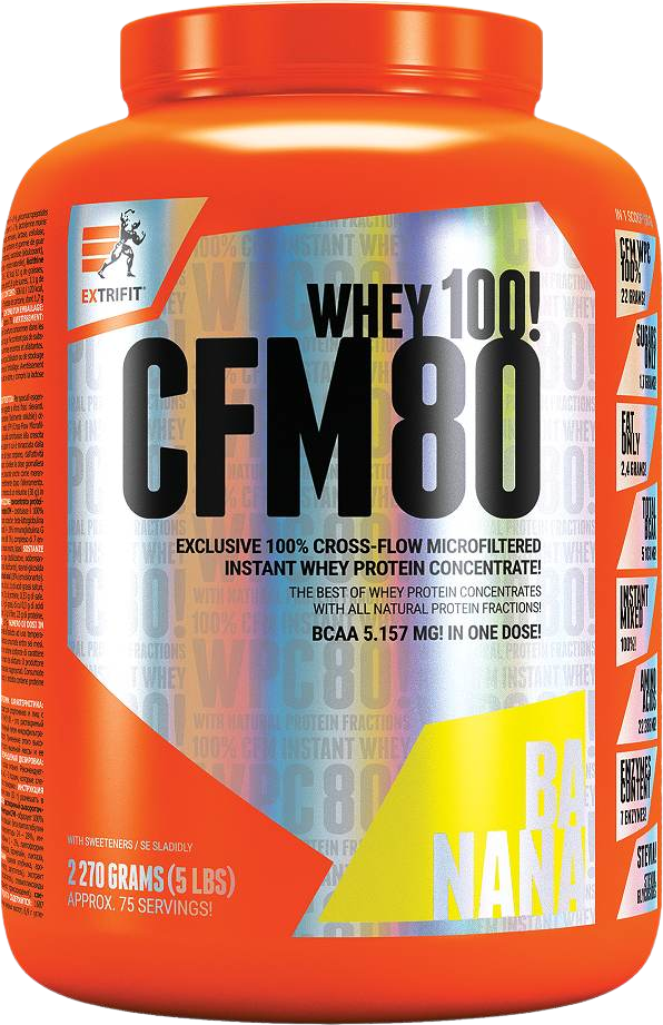 Extrifit CFM Instant Whey 80 banán 2.27 kg
