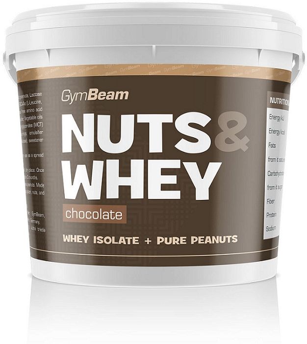 GymBeam Nuts & Whey 1000 g strawberry