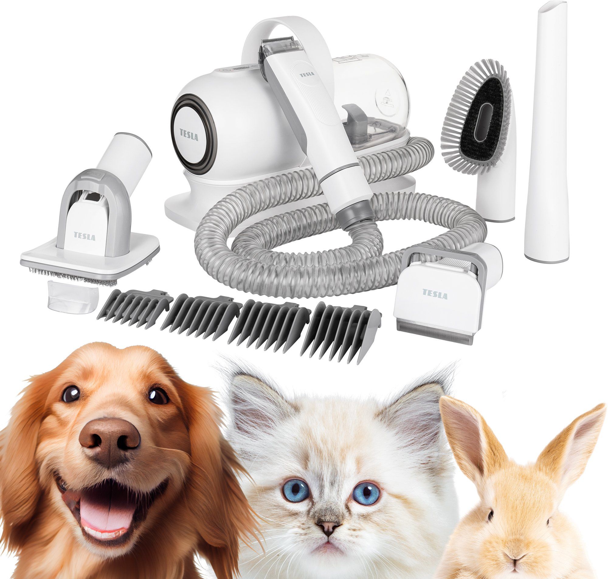 Tesla PetCare Station TQ500 Pro - sada na starostlivosť o srsť domácich miláčikov