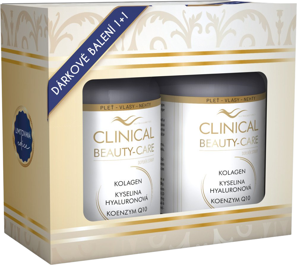 Clinical Beauty-Care Kolagén + kyselina hyaluronová + koenzým Q10 2 x 60 tablet