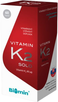 Biomin Vitamín K2 Solo 60 kapsúl