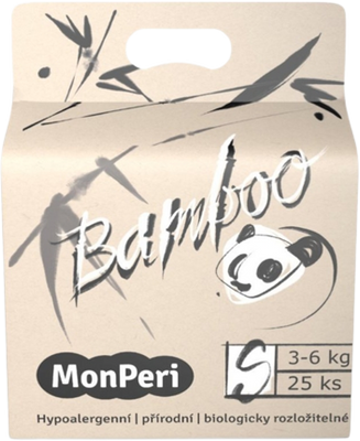 MonPeri Bamboo S 3-6 kg, 25 ks