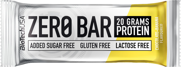 BioTech ZERO (BAR) čokoláda-banán 50 g