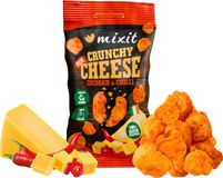 Mixit Chrumkavý syr do vrecka - Írsky cheddar & chilli 20 g