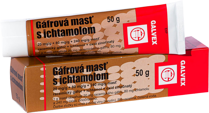 Galvex Gáfrová masť s ichtamolom 50 g