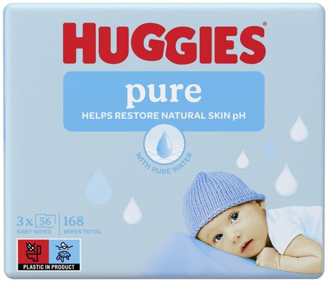Huggies® Čistý Triplo 3 x 56 ks