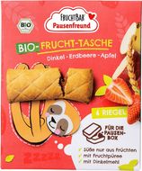 Fruchtbar BIO Špaldové taštičky jahoda a jablko 6 x 22 g