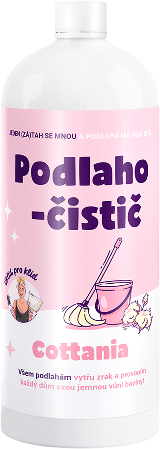 Úklid pro klid Čistič podláh Cottania 1 l
