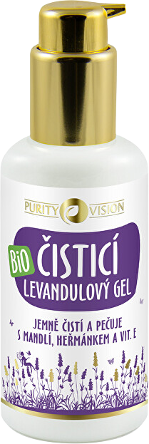 Purity Vision Levanduľový čistiaci gél s mandľou, harmančekom a vit. E BIO 100 ml