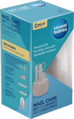 Canpol babies Set manikúra pre deti modrá