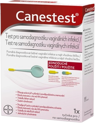 Canesten Canestest test na samodiagnostiku vaginálnych infekcií