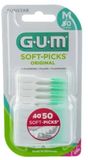 Gum Soft-Picks medzizubná kefka gumová s fluoridmi Medium 50 ks