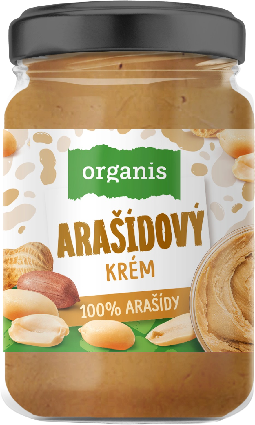 Organis Arašidový krém jemný 920 g