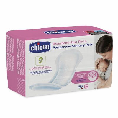 Chicco Vložky popôrodné 100% organická bavlna 10 ks