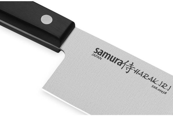 Samura HARAKIRI Nôž Nakiri 17 cm čierna rukoväť