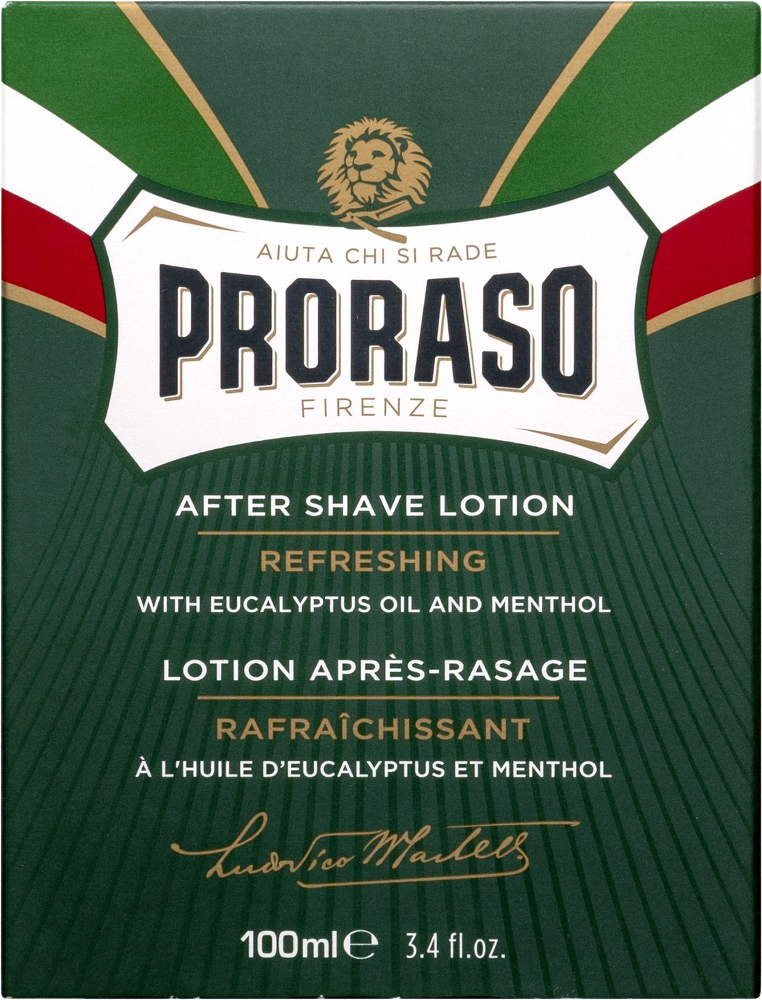 Proraso Osviežujúca voda po holení Eukalyptus 100 ml