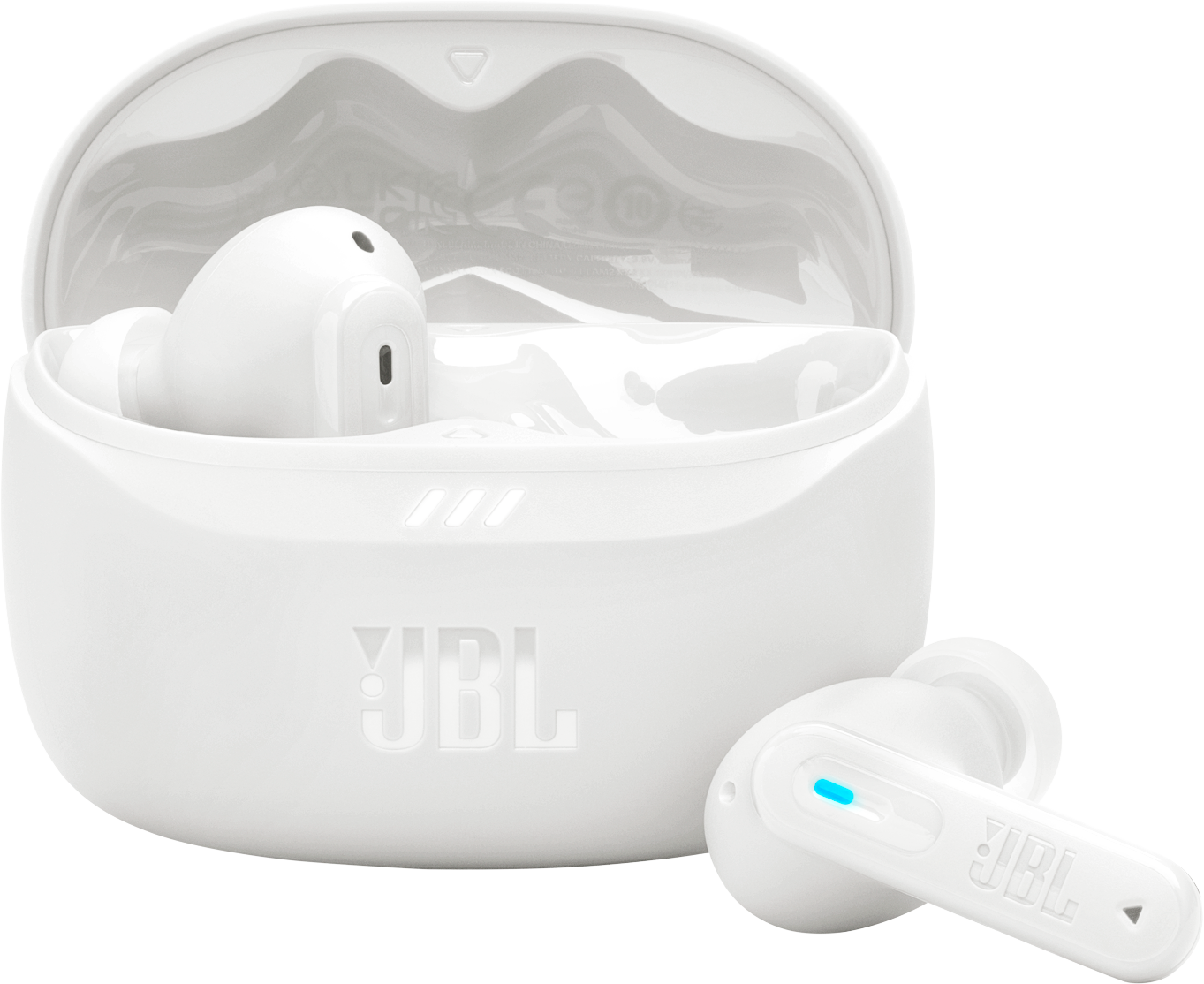 JBL Tune Beam2 White TWS Slúchadlá s potlačením hluku