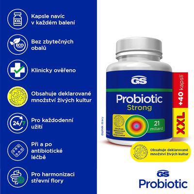 GS Probiotic Strong 120 kapsúl