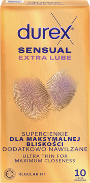 Durex Sensual Extra Lube 10 ks