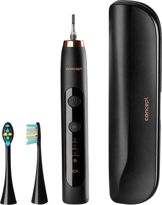 Concept ZK7011 Sonická zubná kefka s cestovným puzdrom PERFECT SMILE, black