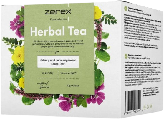 Zerex čaj Potencia a povzbudenie bylinná zmes sypaná 50 g