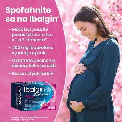 Ibalgin Rapidcaps 400 mg 30 kapsúl