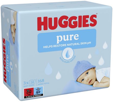 Huggies® Čistý Triplo 3 x 56 ks