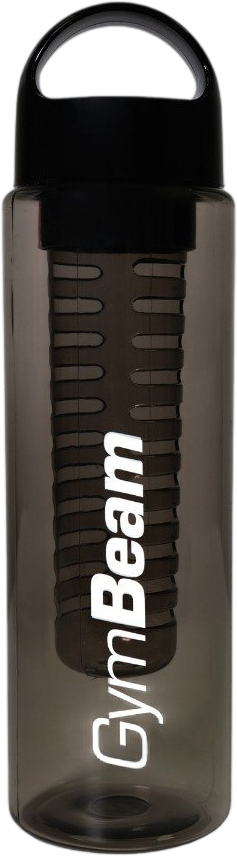 GymBeam Športová fľaša Infuser All-Black 700 ml