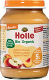 Holle Bio Broskyňa a jablko 190 g